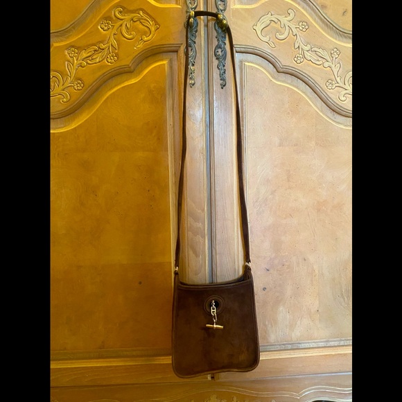 Hermes Vespa Messenger Bag in Suede - Picture 7 of 11